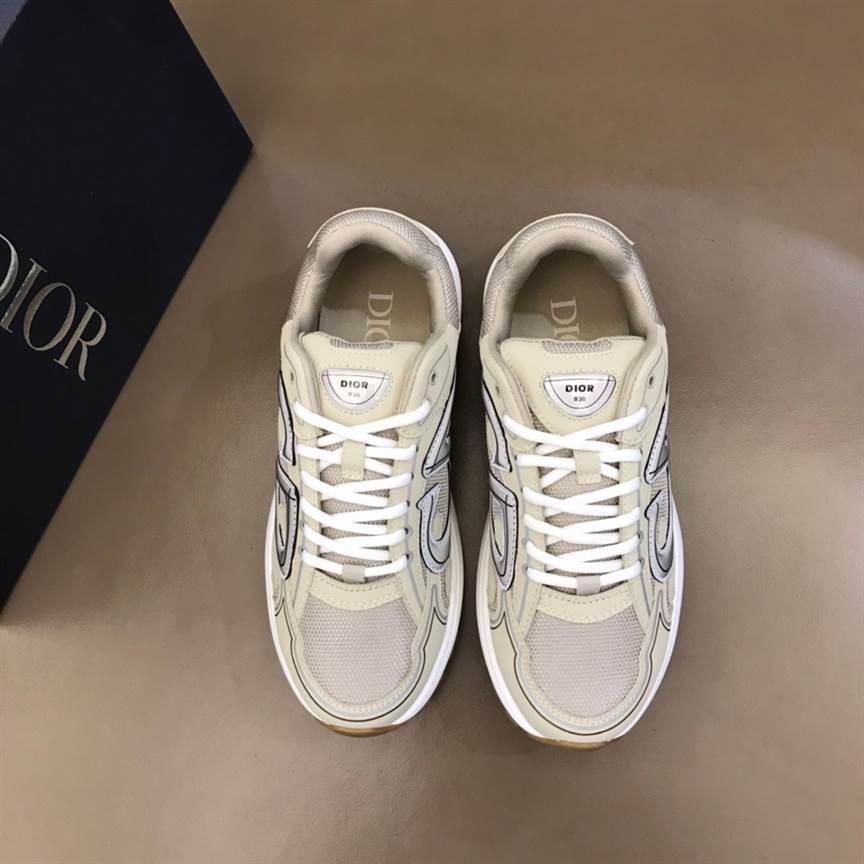 D*or b30 sneakers cream mesh and technical fabric - cd89
