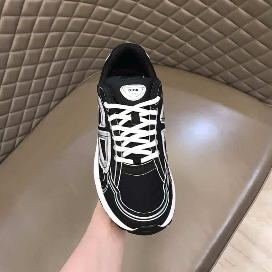 D*or b30 sneakers black mesh and technical fabric - cd88