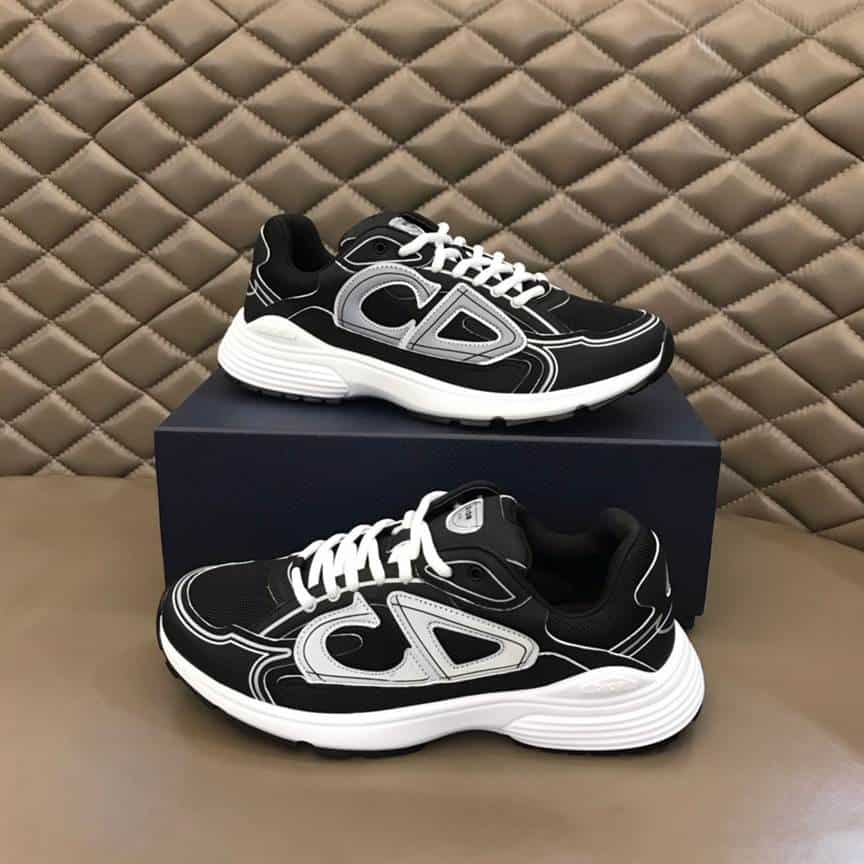 D*or b30 sneakers black mesh and technical fabric - cd88