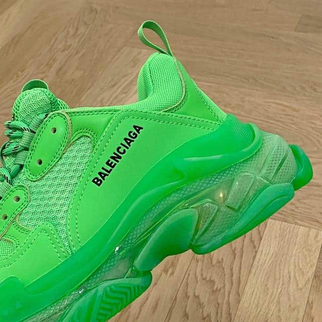 Ba*len*cia*ga men's triple s sneaker clear sole - bb196