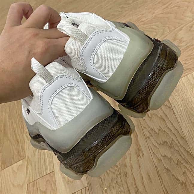 Ba*len*cia*ga men's triple s sneaker clear sole - bb192