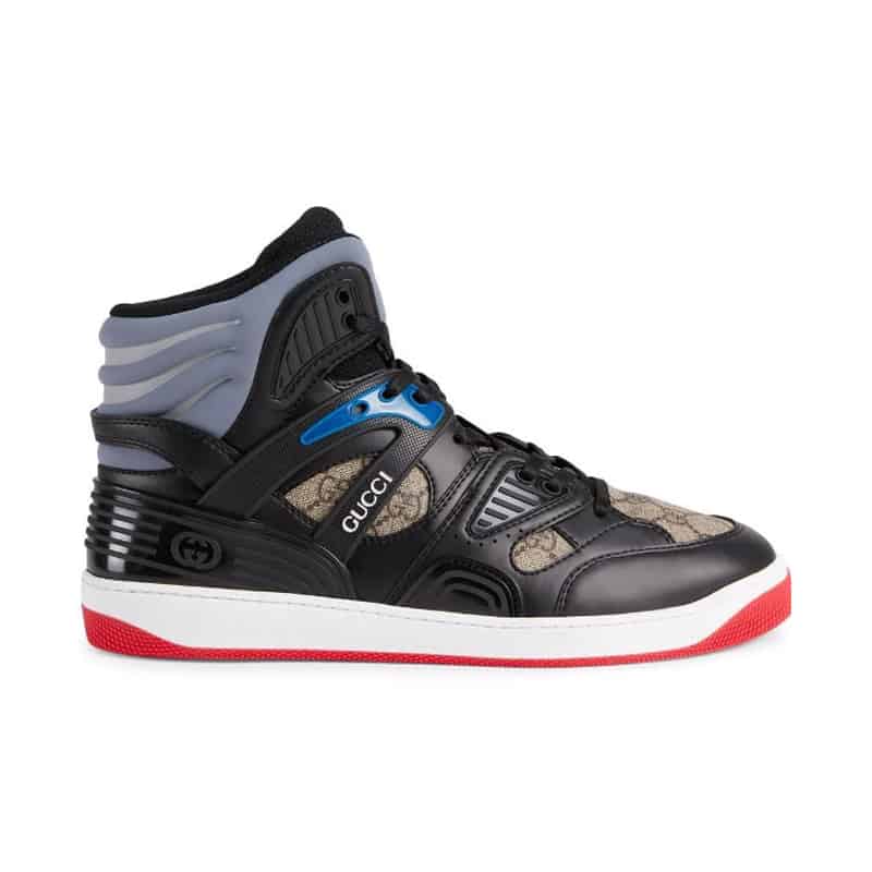 G*u*i basket black high-top sneakers – gc161
