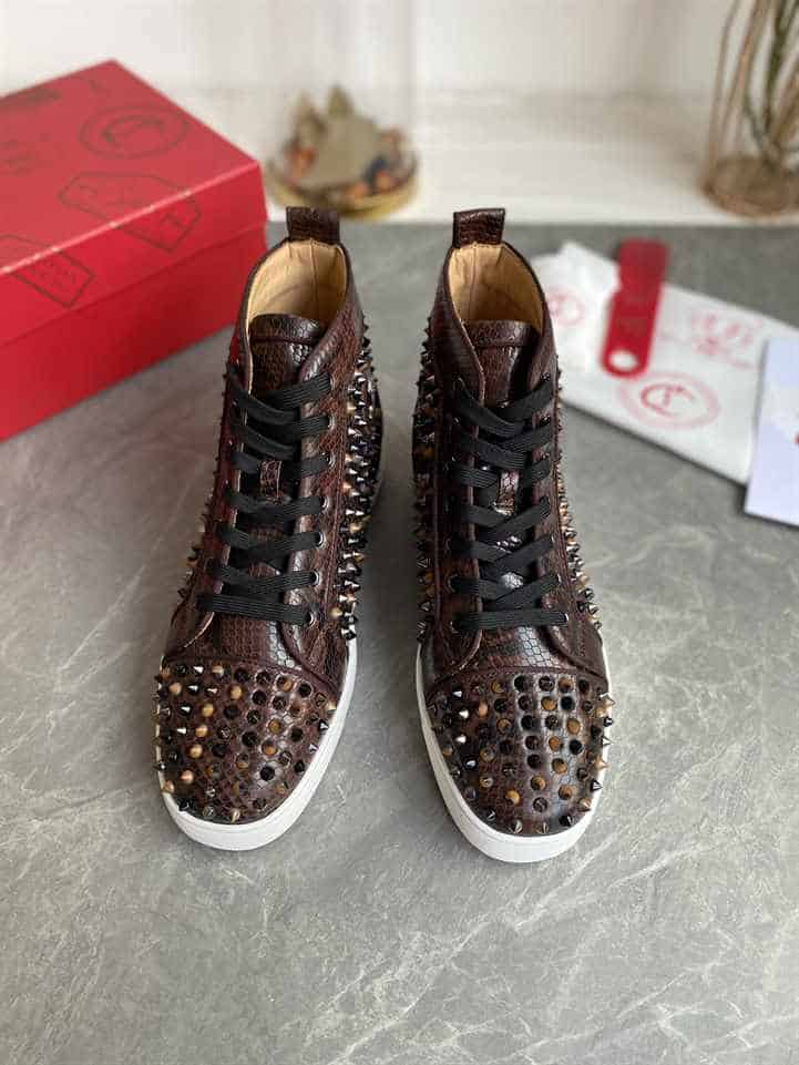 Ch**an louboutin high top sneaker - cl151