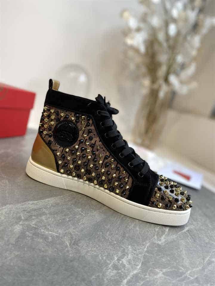 Ch**an louboutin high top sneaker - cl150