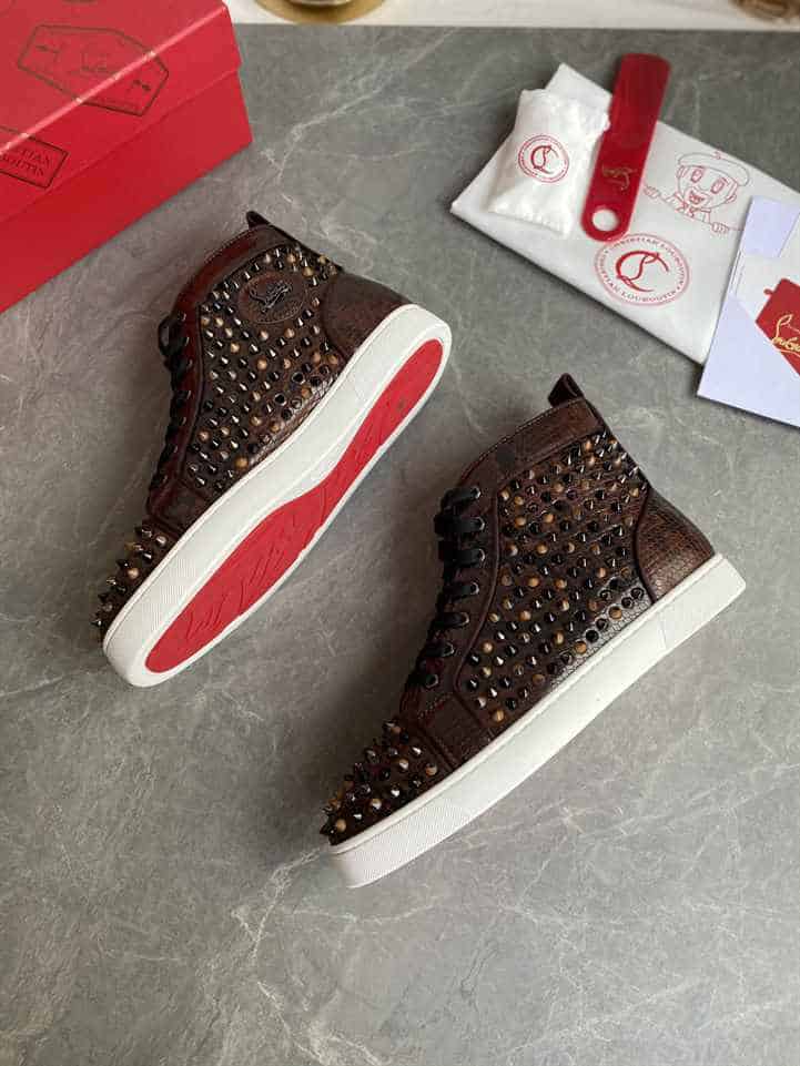 Ch**an louboutin high top sneaker - cl151