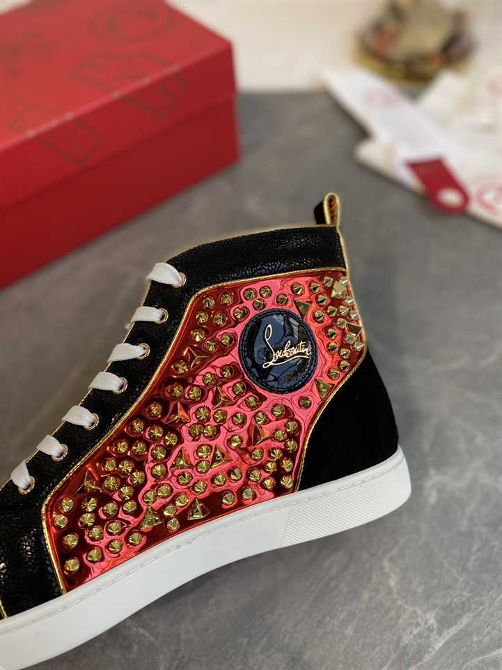 Ch**an louboutin high top sneaker - cl152