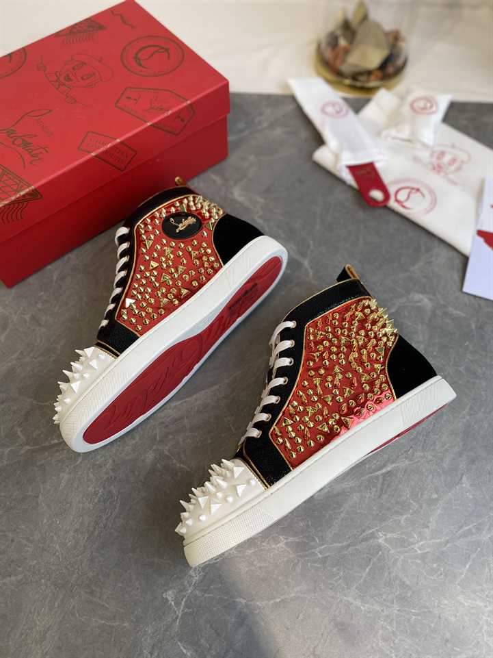 Ch**an louboutin high top sneaker - cl152
