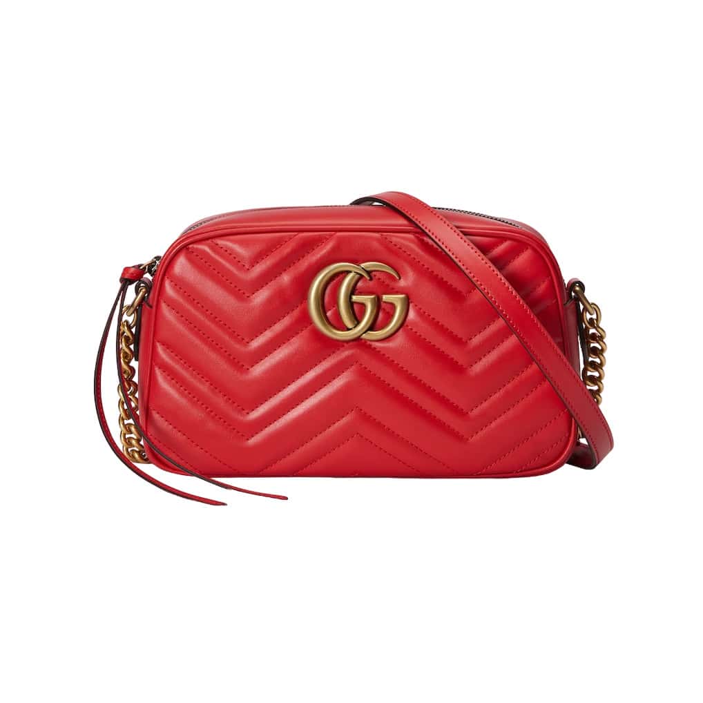 GG MARMONT MATELASSÉ SMALL SHOULDER BAG - GBC091