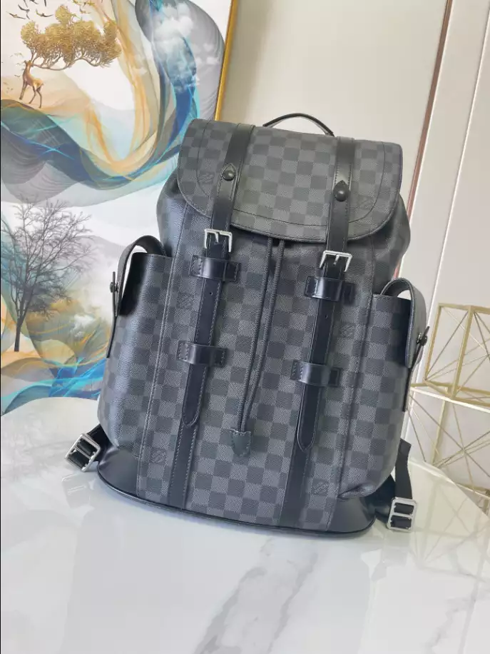 l0*is V*t0n christopher pm damier graphite canvas - lbv389