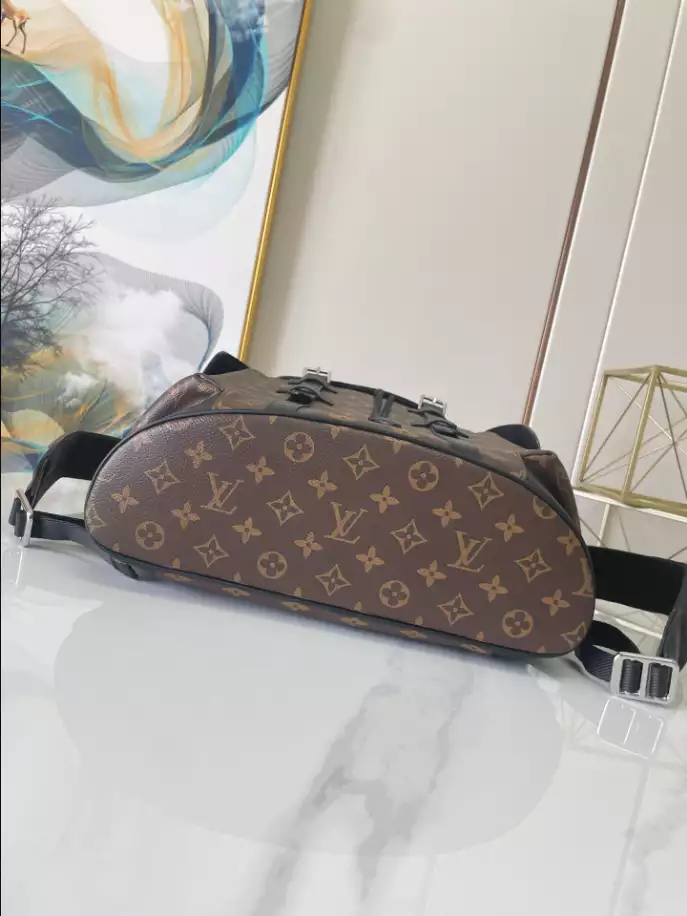l0*is V*t0n christopher pm monogram macassar canvas - lbv390