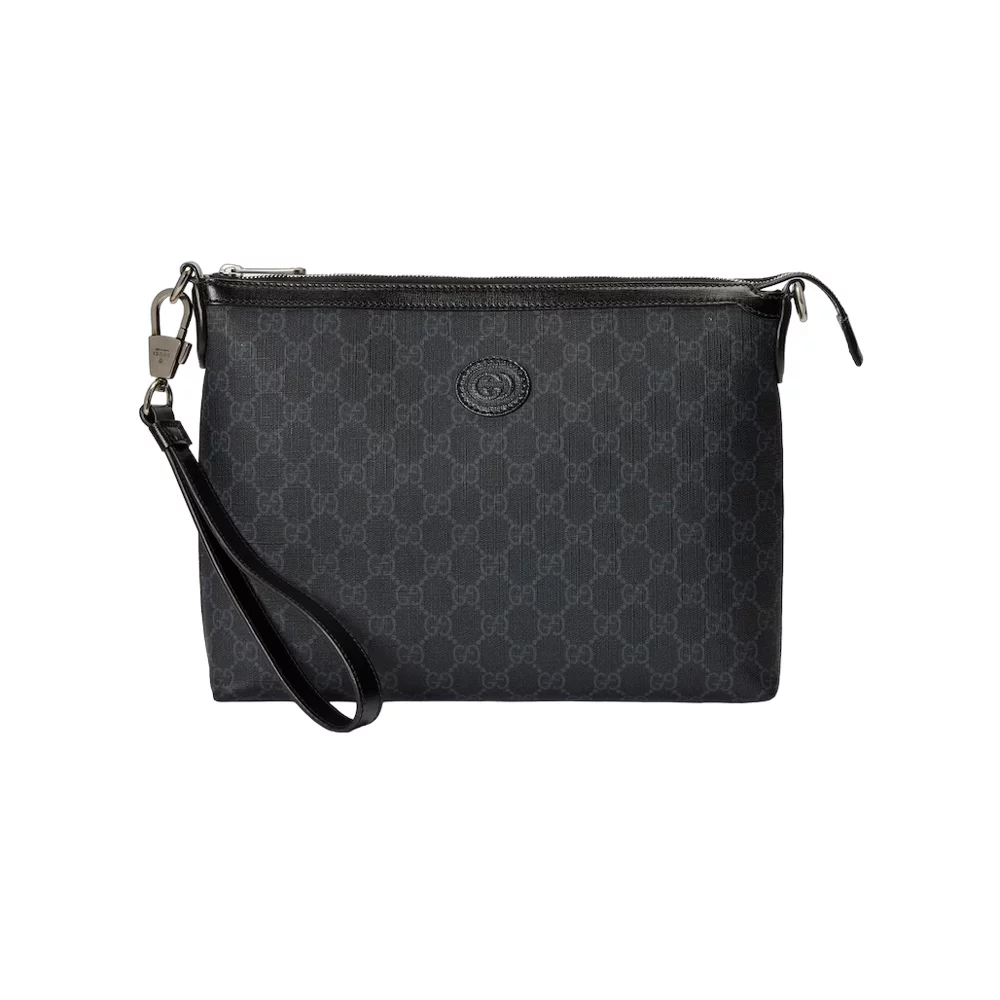 MESSENGER BAG WITH INTERLOCKING G - GBC063