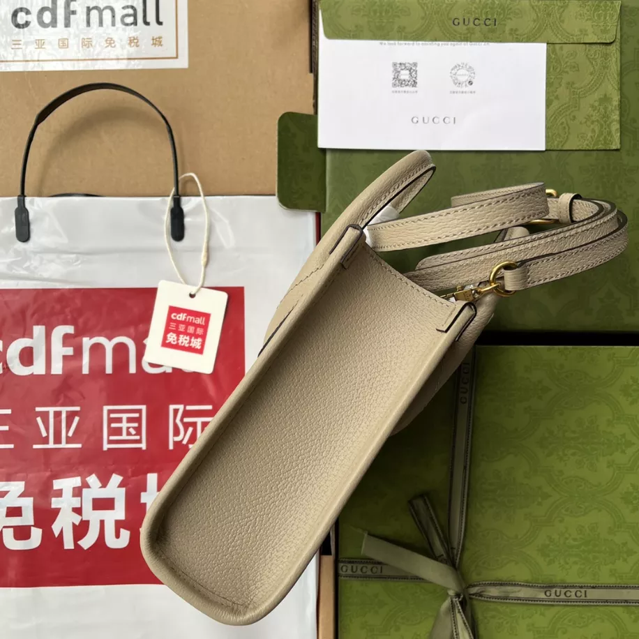 MINI TOTE BAG WITH INTERLOCKING G - GBC067