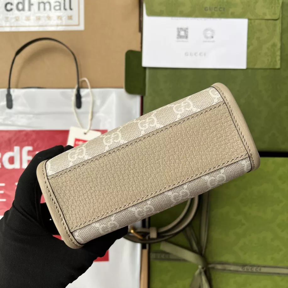 MINI TOTE BAG WITH INTERLOCKING G - GBC067