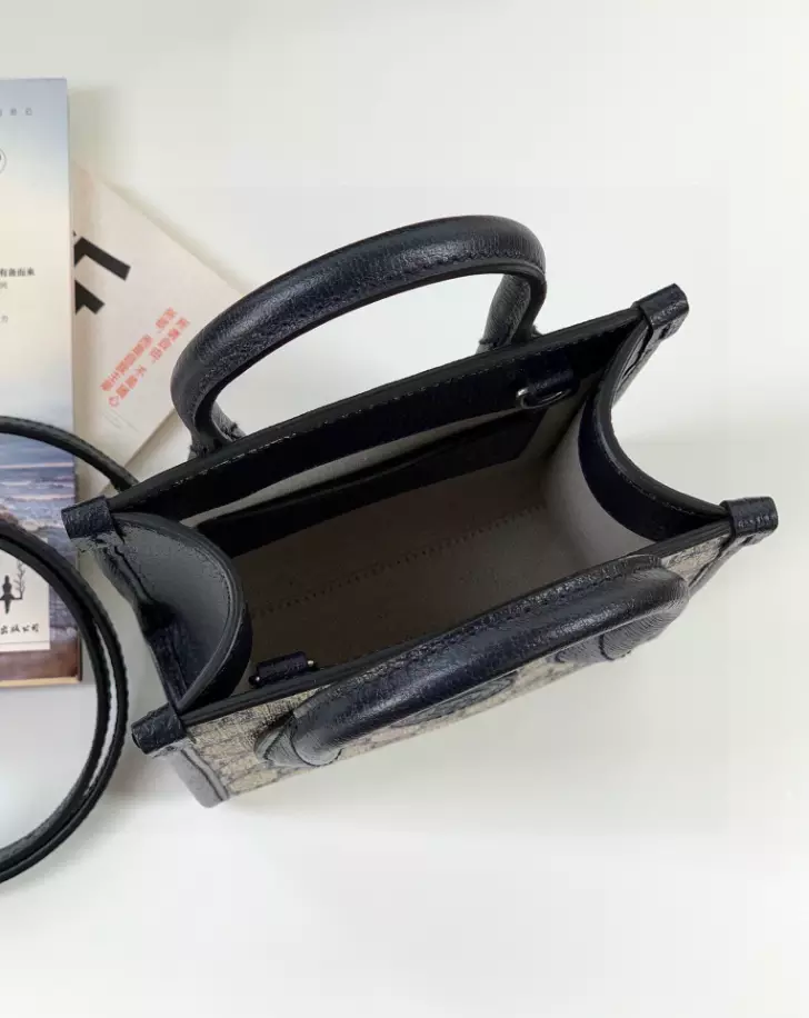 MINI TOTE BAG WITH INTERLOCKING G - GBC068