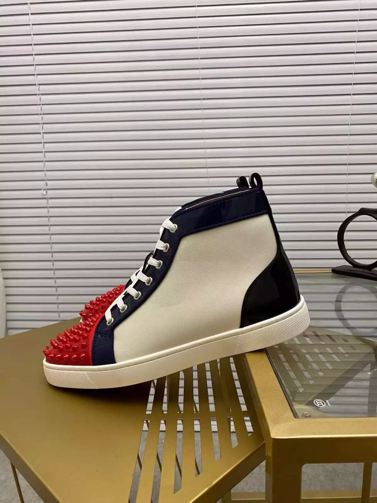 Ch**an louboutin high-top sneaker - cl176