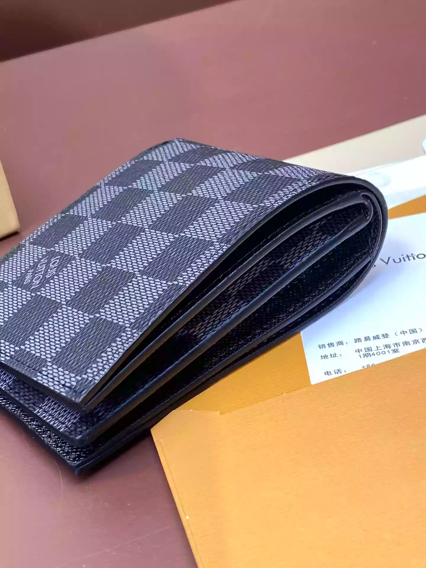 LV AMERIGO WALLET DAMIER GRAPHITE CANVAS - RRG096