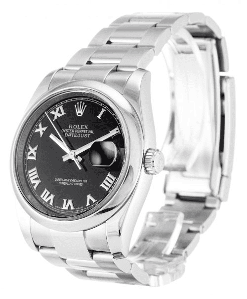 R*l*x datejust 116200 36mm black dial