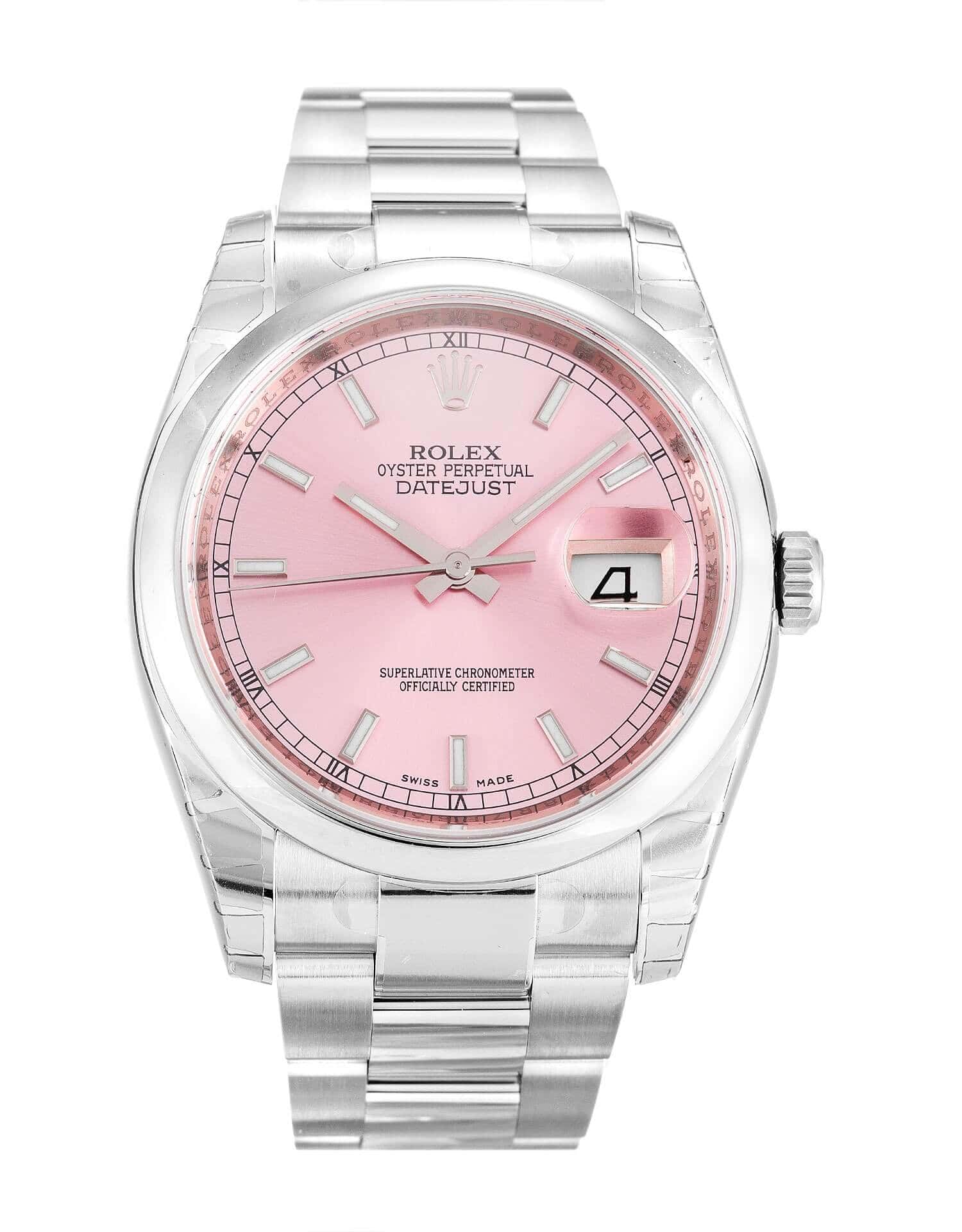 R*l*x datejust 116200 36mm pink dial