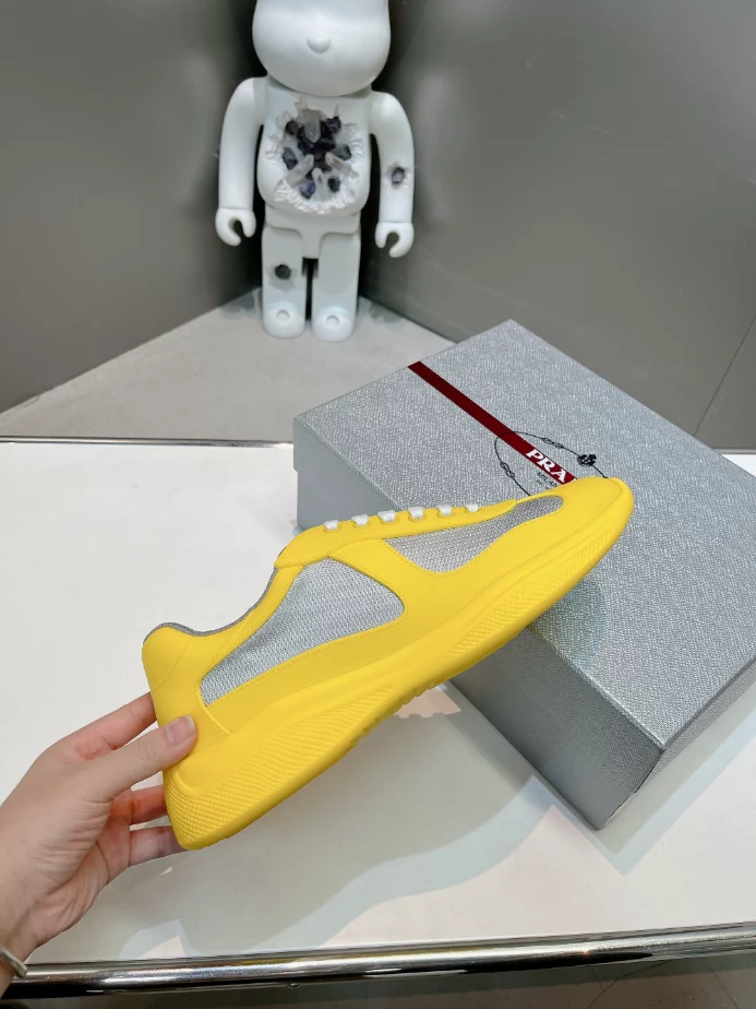 Pra*a america's cup soft rubber and bike fabric sneakers - prd003