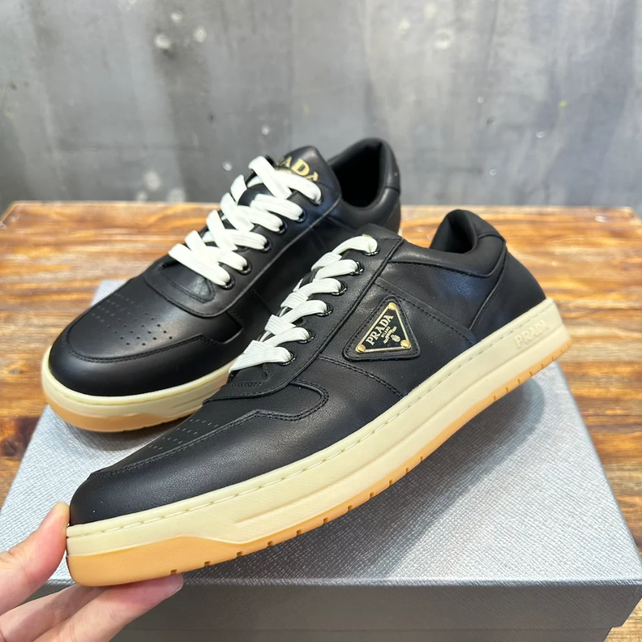 Pra*a downtown nappa leather sneakers - prd031