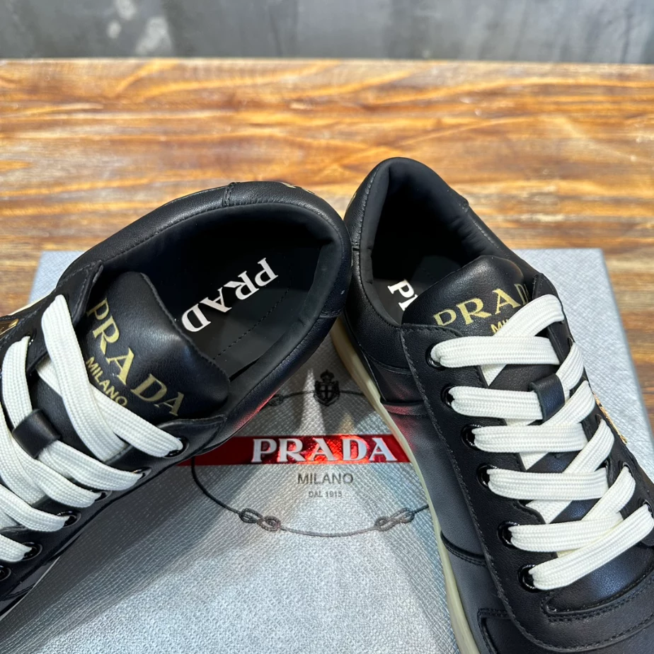 Pra*a downtown nappa leather sneakers - prd031