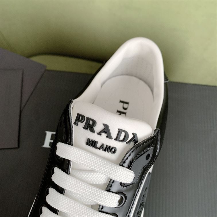 Pra*a district sneaker white black - prd091
