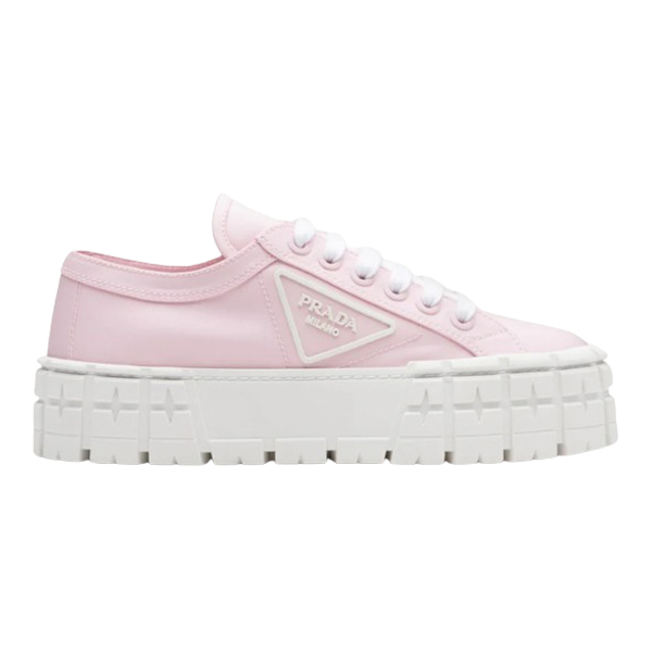 Pra*a double wheel re-nylon gabardine sneakers pink - prd084