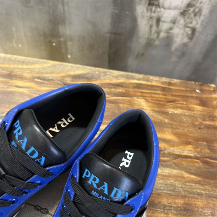 Pra*a downtown leather sneakers blue - prd094