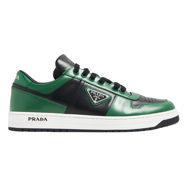 Pra*a downtown leather sneakers green - prd092