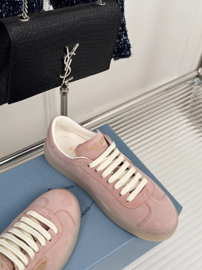 Pra*a suede sneakers alabaster pink - prd081