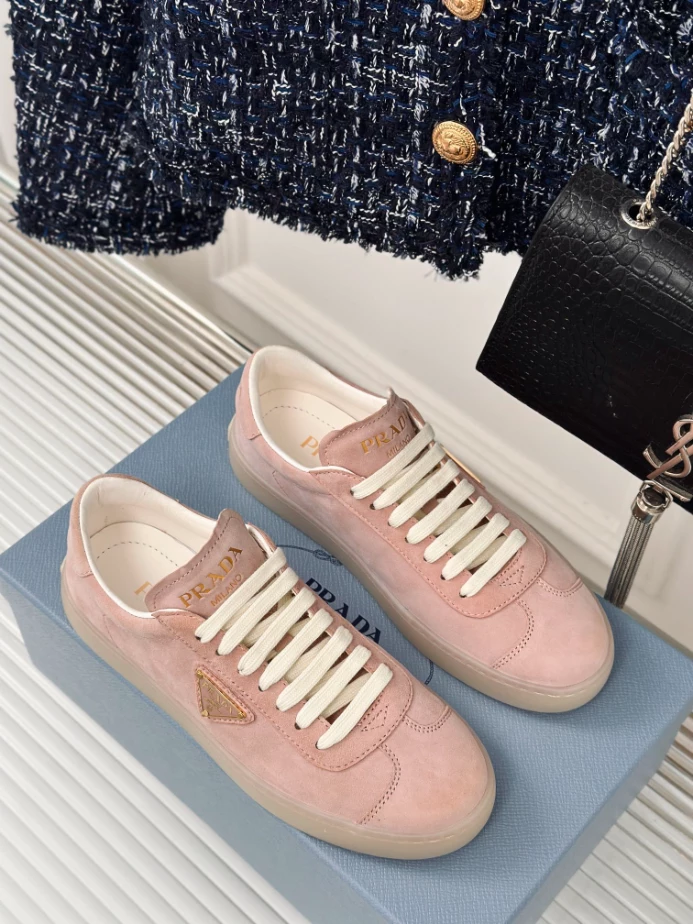 Pra*a suede sneakers alabaster pink - prd081