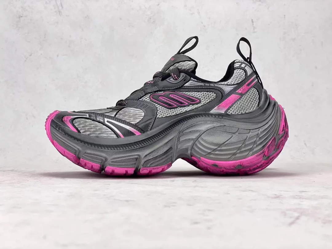 Ba*len*cia*ga women's 10xl sneaker in grey/pink/black - bb275