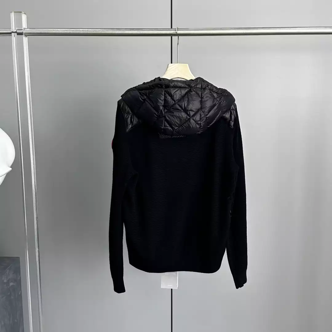 Can*a Go*e women's hybridge quilted knit hoody