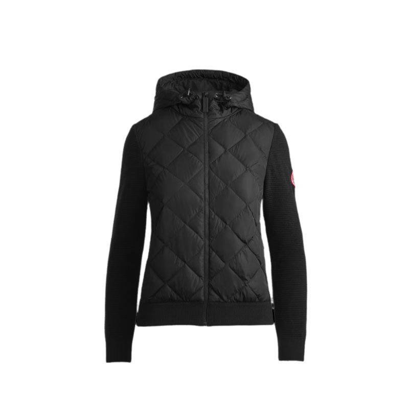 Can*a Go*e women's hybridge quilted knit hoody