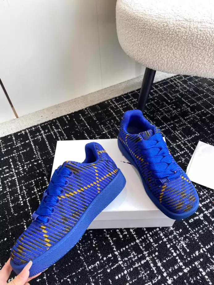 B**rry checked knitted sneakers - bbr100