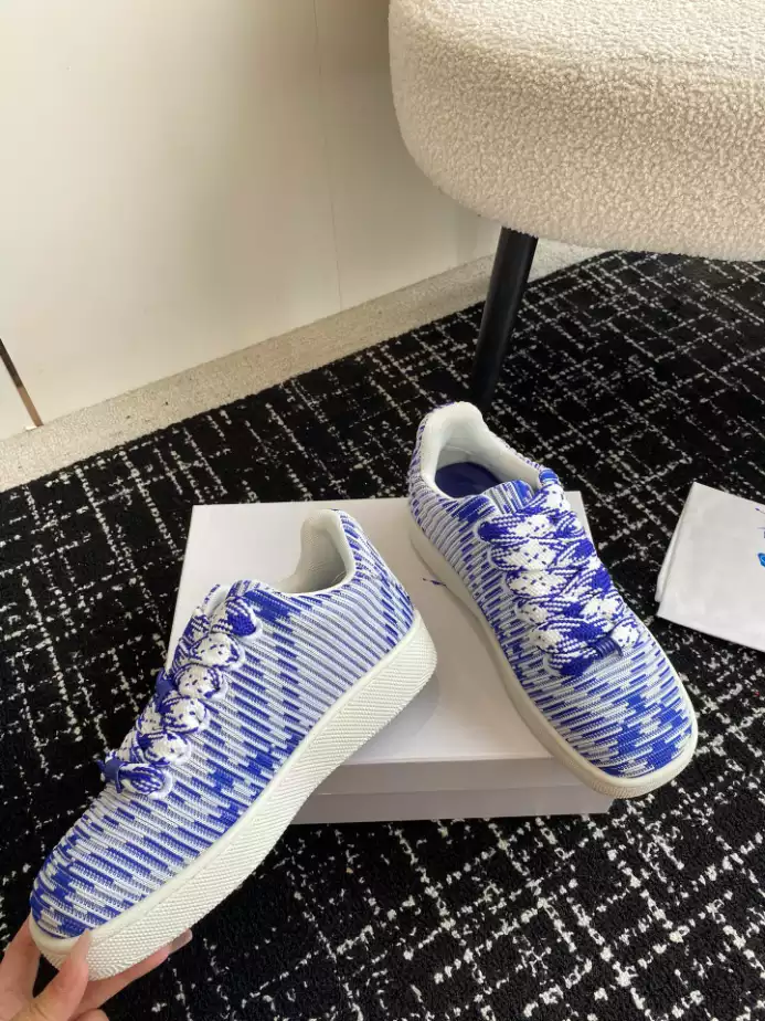 B**rry checked knitted sneakers - bbr101