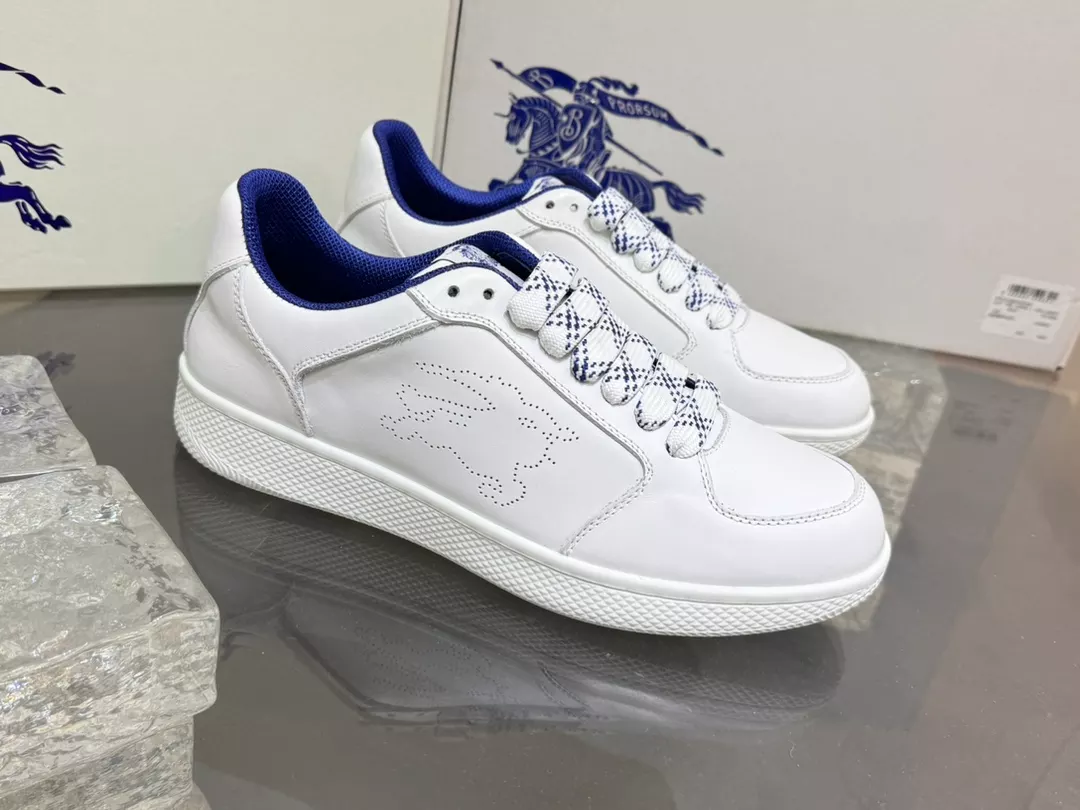 B**rry leather stock sneakers in white - bbr091
