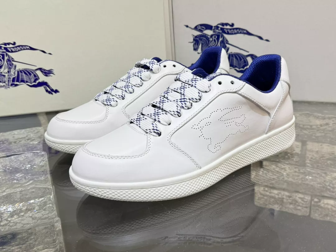 B**rry leather stock sneakers in white - bbr091