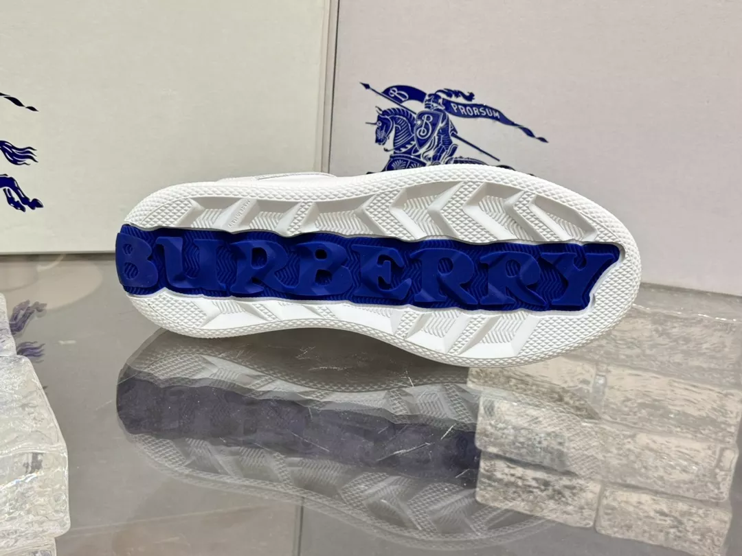 B**rry leather stock sneakers in white - bbr091