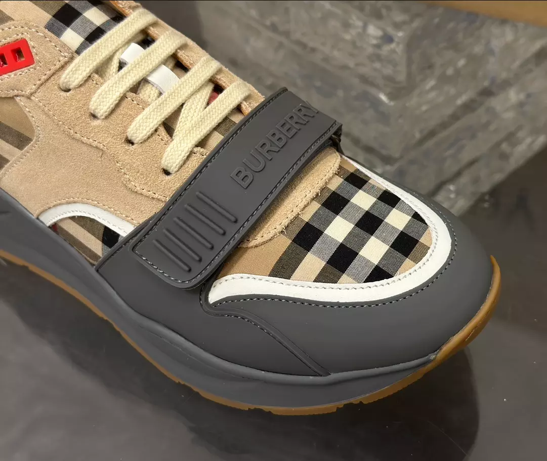 B**rry vintage check sneakers - bbr108