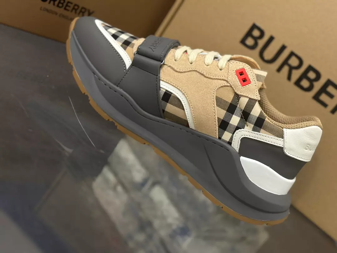 B**rry vintage check sneakers - bbr108
