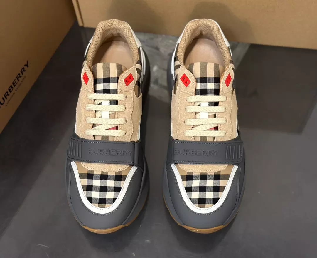 B**rry vintage check sneakers - bbr108