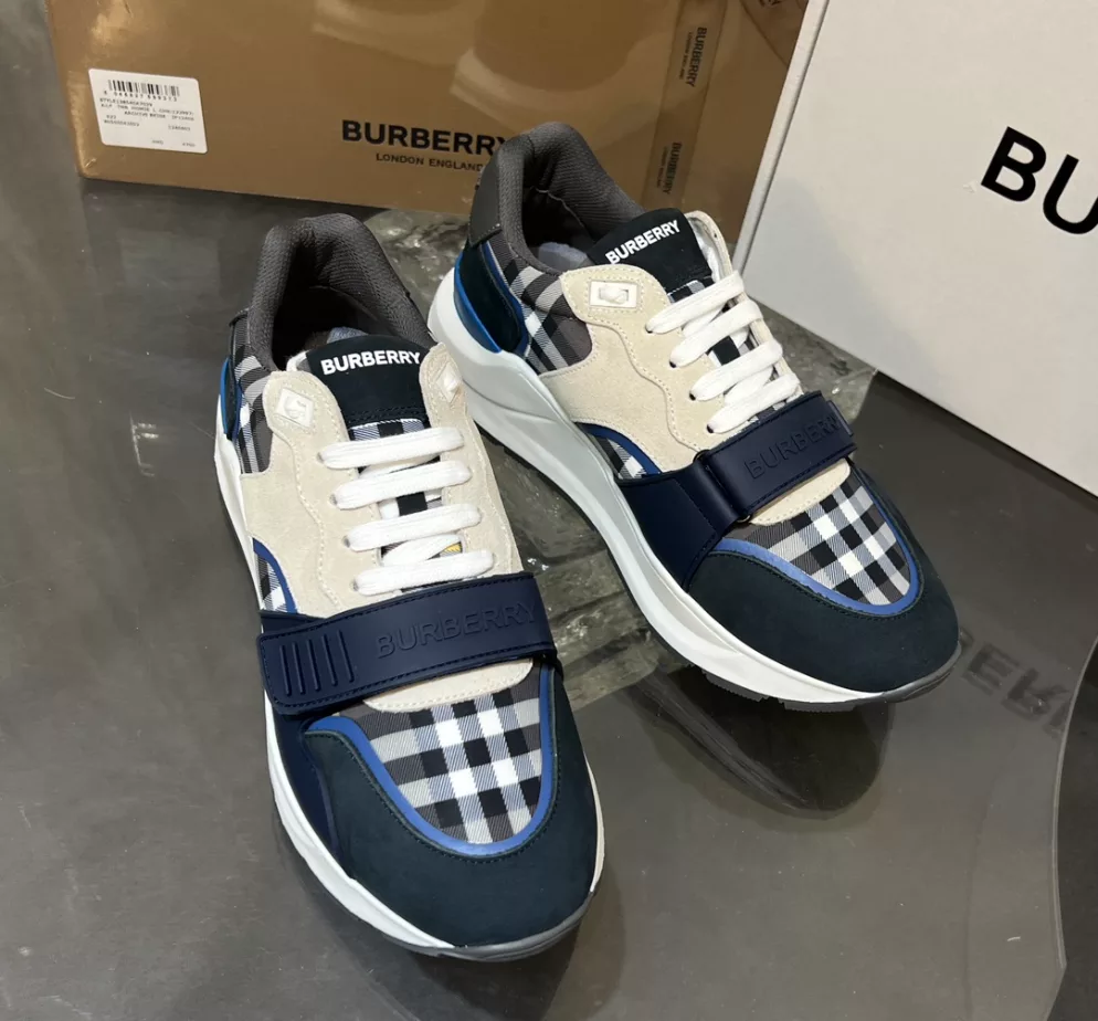 B**rry vintage check sneakers - bbr111