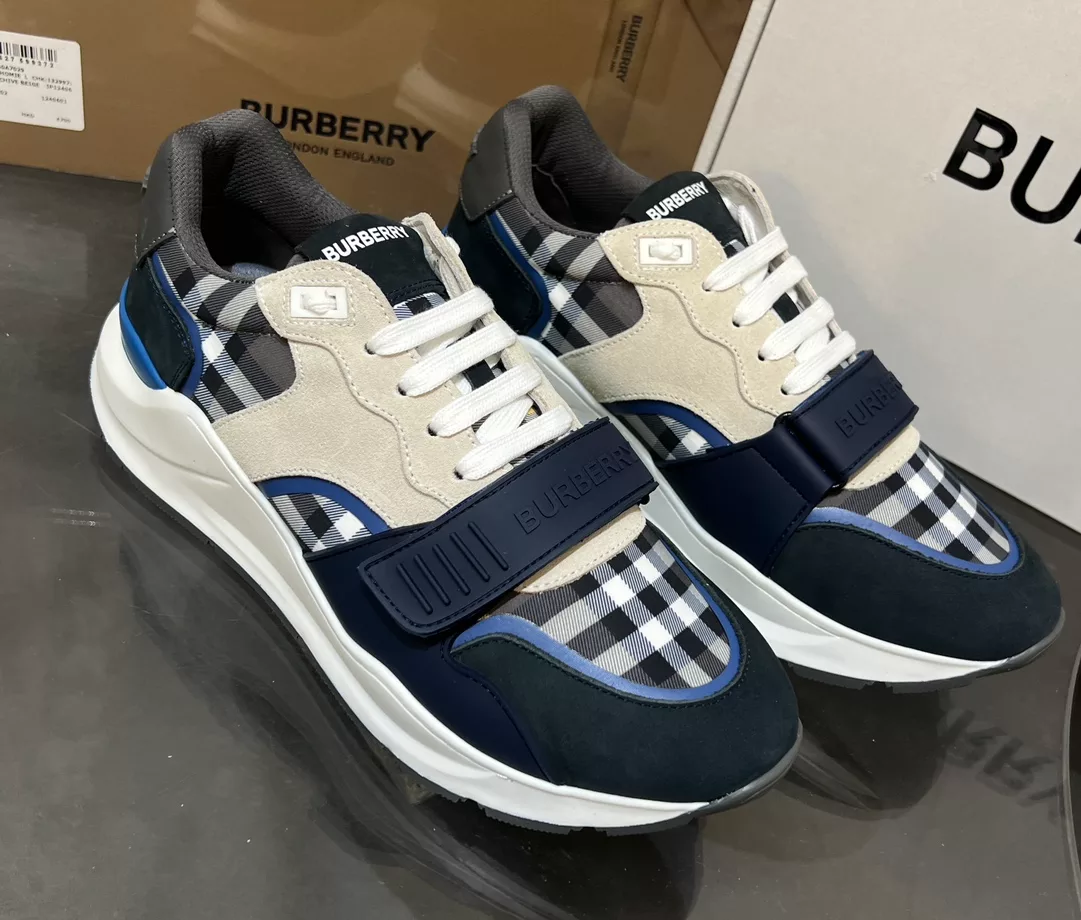 B**rry vintage check sneakers - bbr111