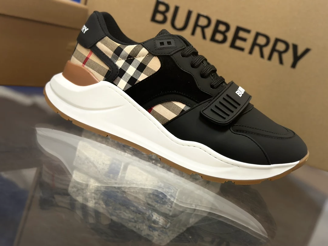 B**rry vintage check sneakers - bbr114