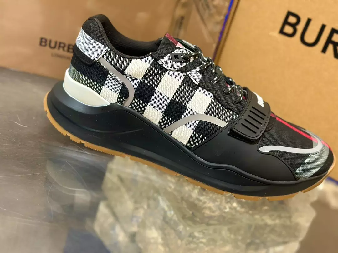 B**rry vintage check sneakers - bbr115