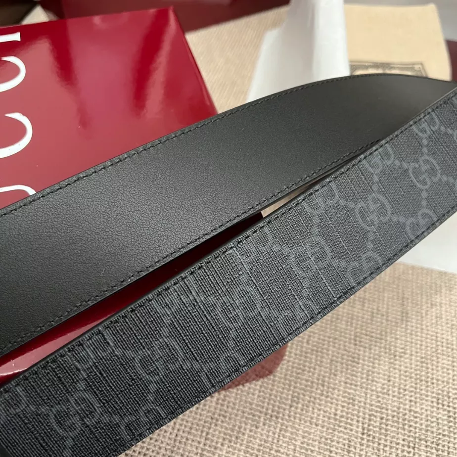 G*u*i belt with interlocking g buckle 4cm - b109