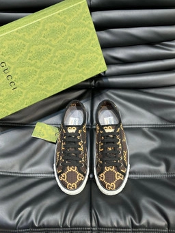 G*u*i tennis 1977 shoes sneakers in ebony/beige - gc279