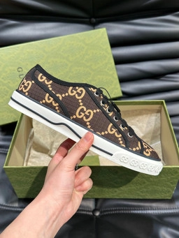 G*u*i tennis 1977 shoes sneakers in ebony/beige - gc279