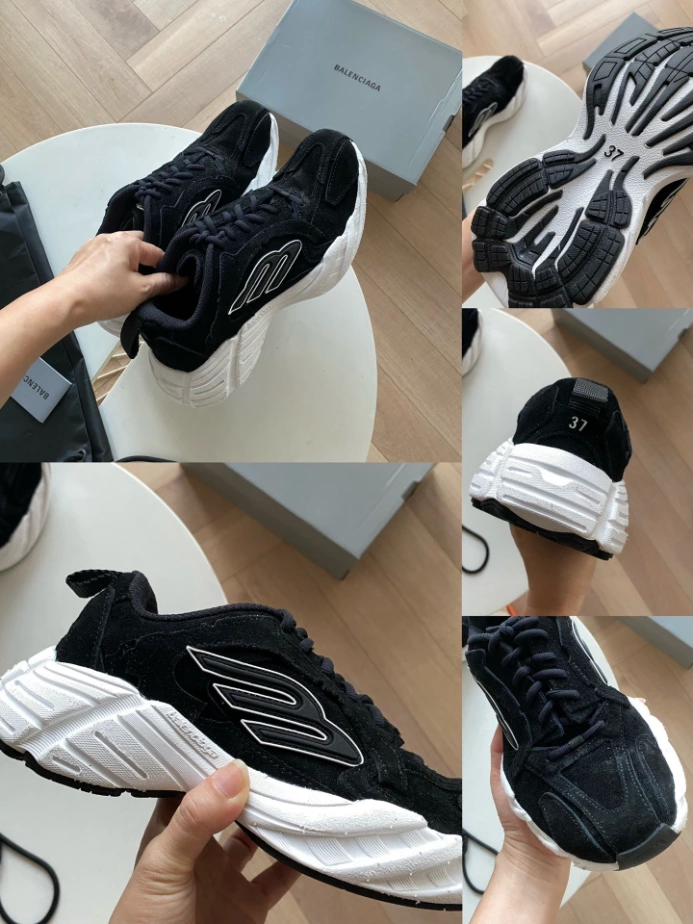 MEN'S MONDAY SHOE IN BLACK/WHITE - BB282